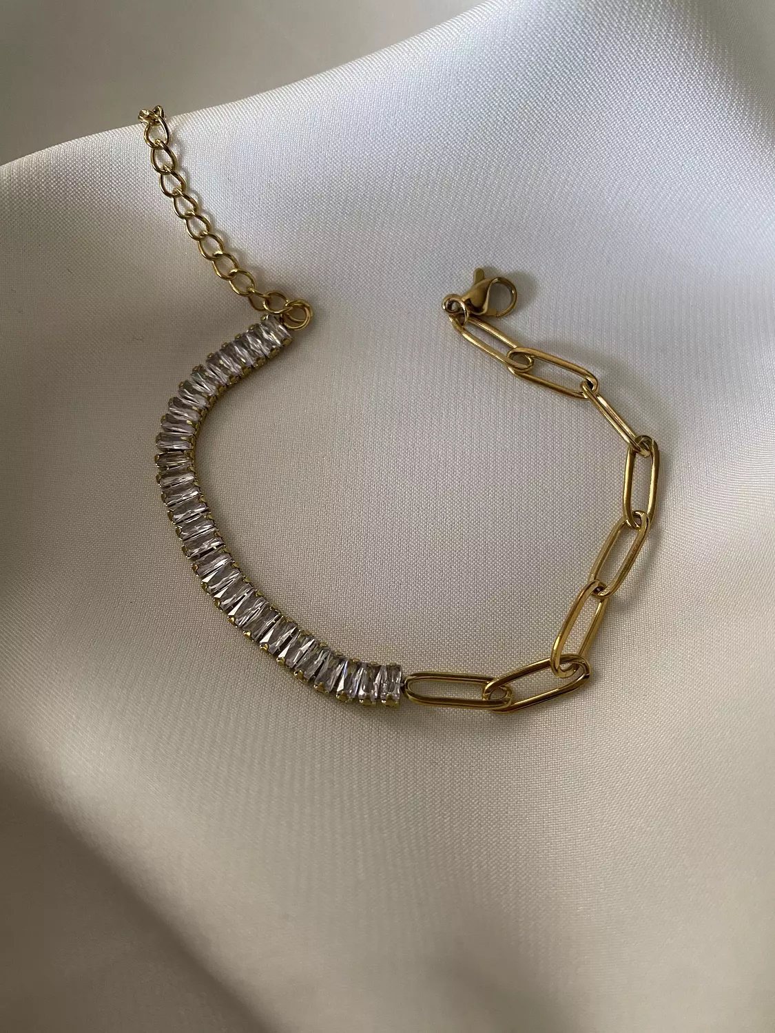 Tennis x Paperclip Bracelet image
