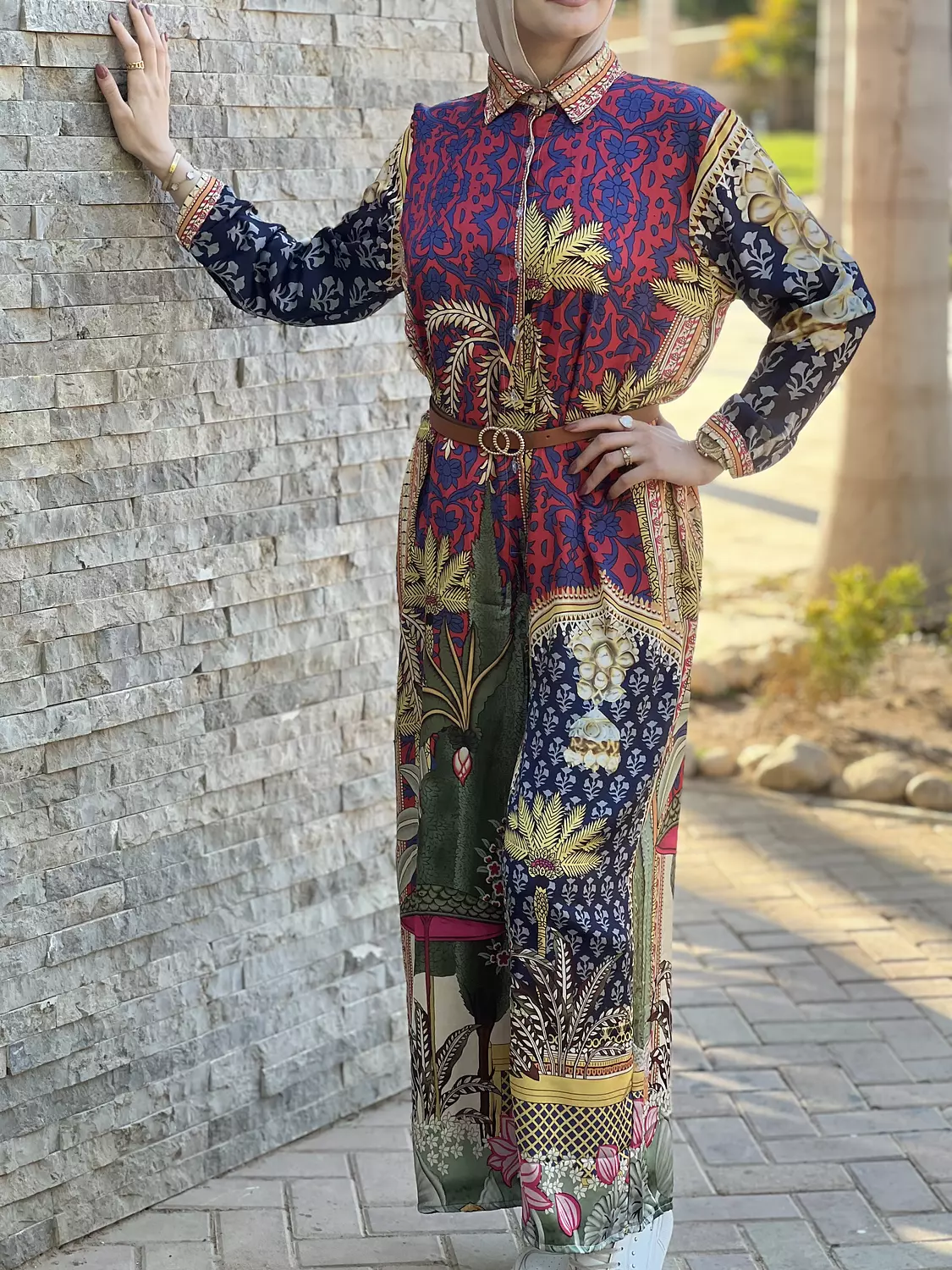 Indi pattern jumpsuit  hover image