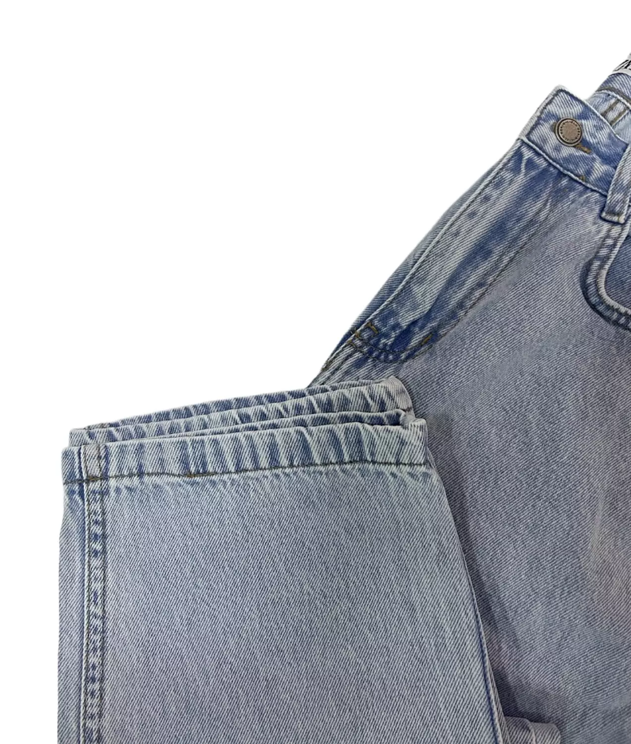 Zara Light Wash Straight Leg Jeans 1