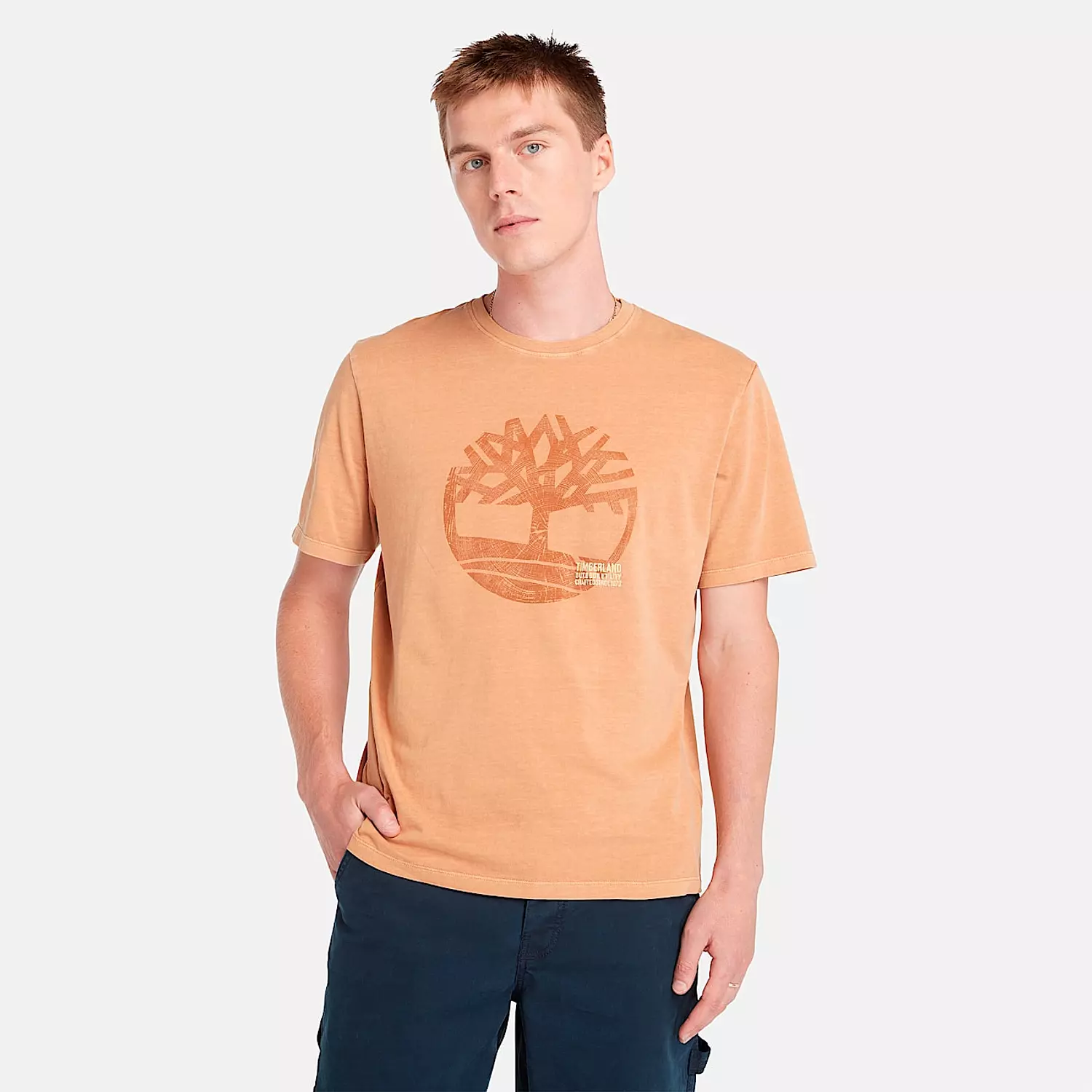 Men's Merrymack River Garment Dye Logo Graphic T-Shirt image