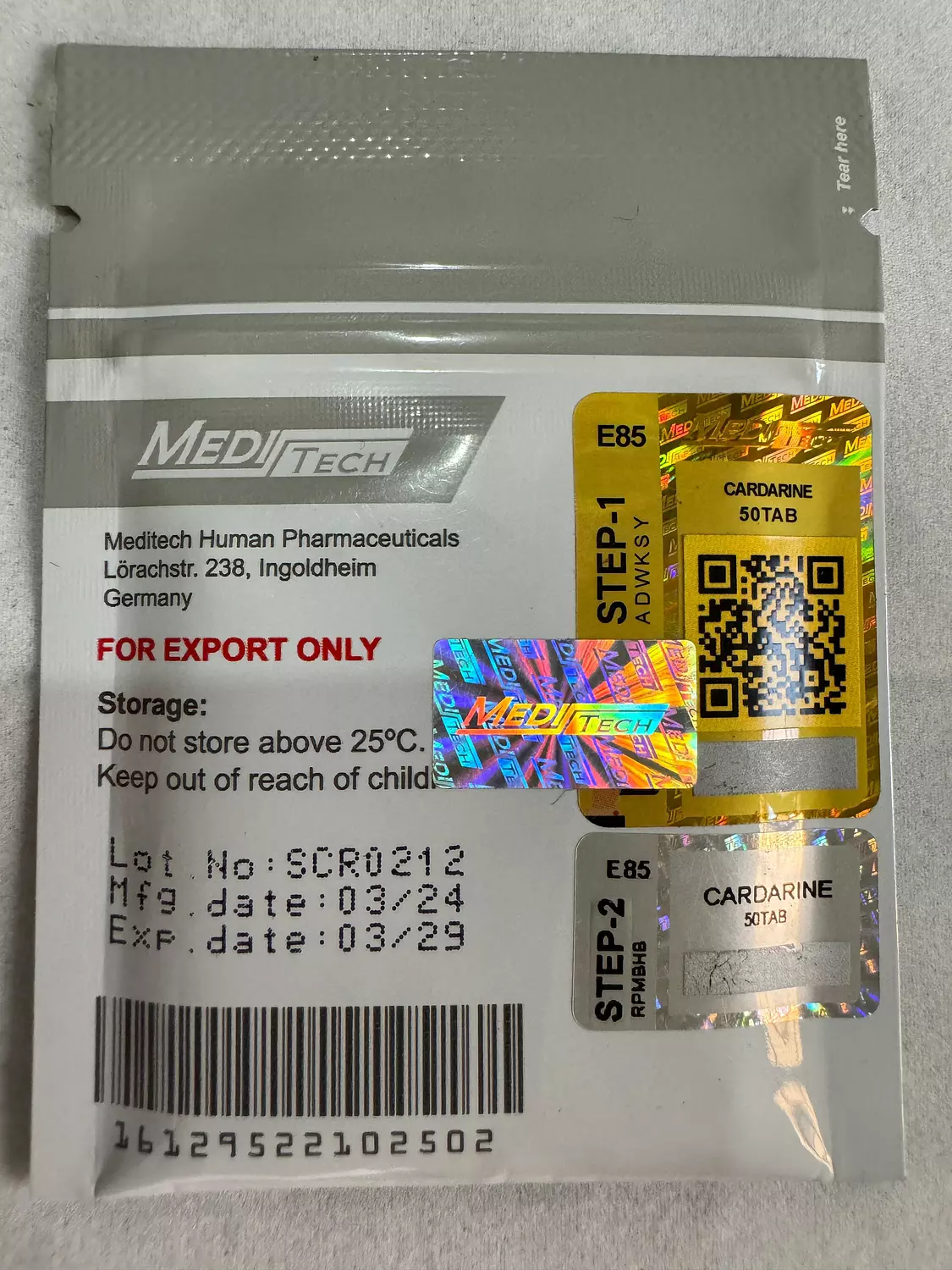 CARDARINE GW-501516 20MG hover image