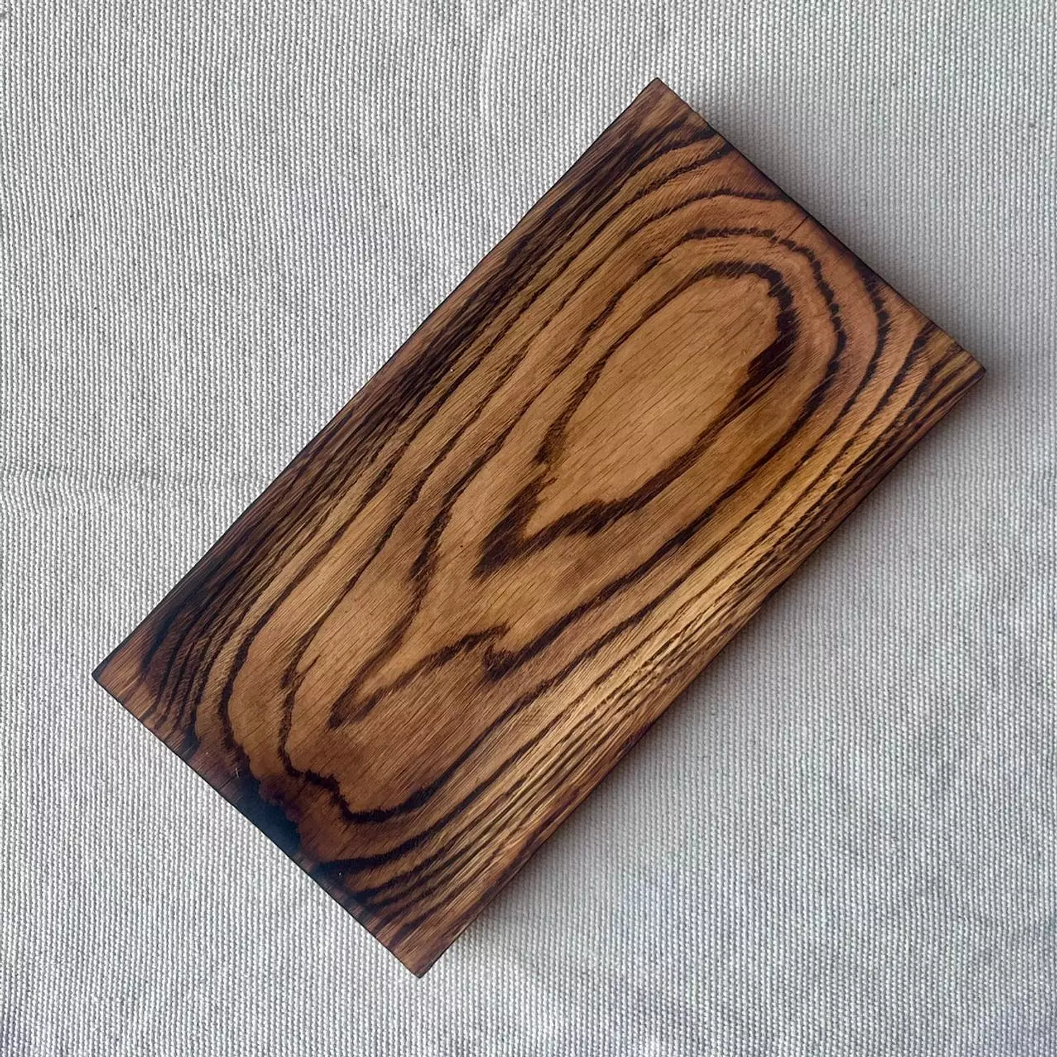 Long Oak Wood Serving Platter 4
