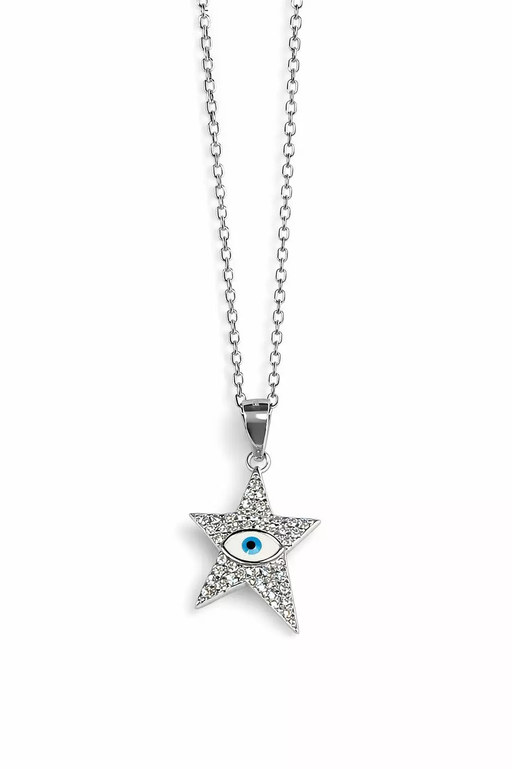 Silver Necklace  Eye image