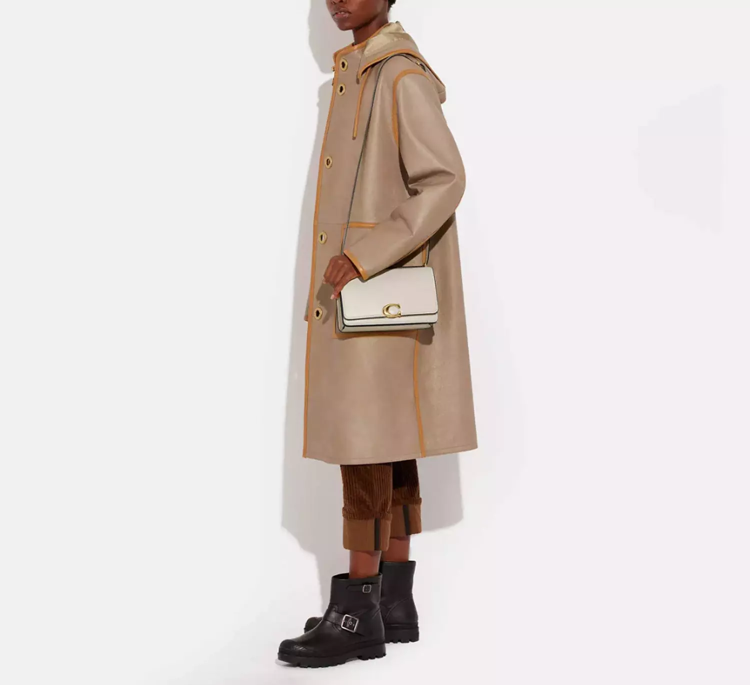 Coach Bandit Shoulder Bag in white 1