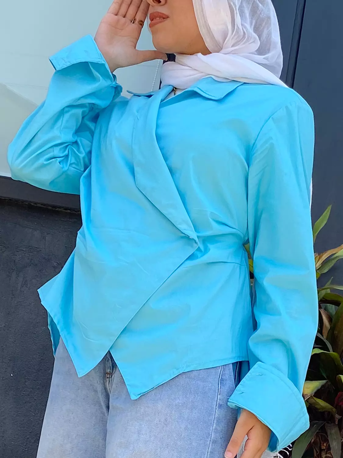 Veya Blouse Baby Blue  3