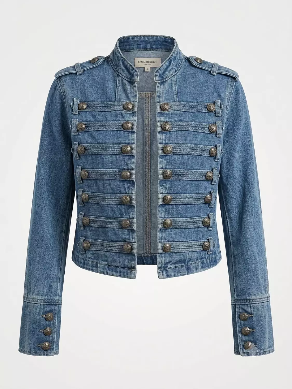 Military Denim Jacket image