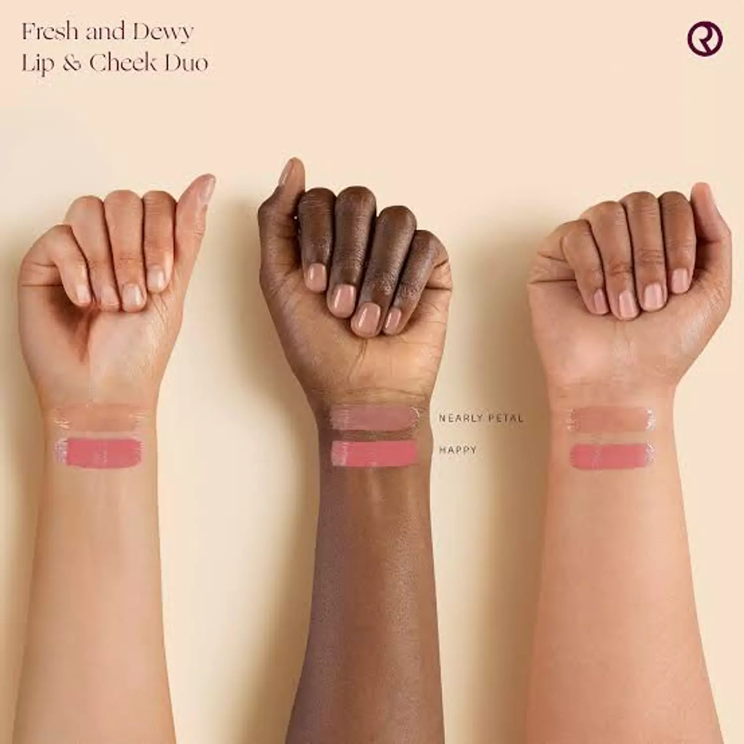 RARE BEAUTY Fresh and Dewy Lip & Cheek Duo 1