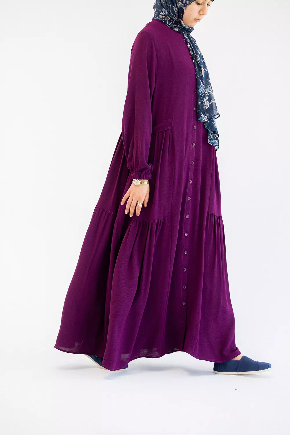 Purple loose Dress  4