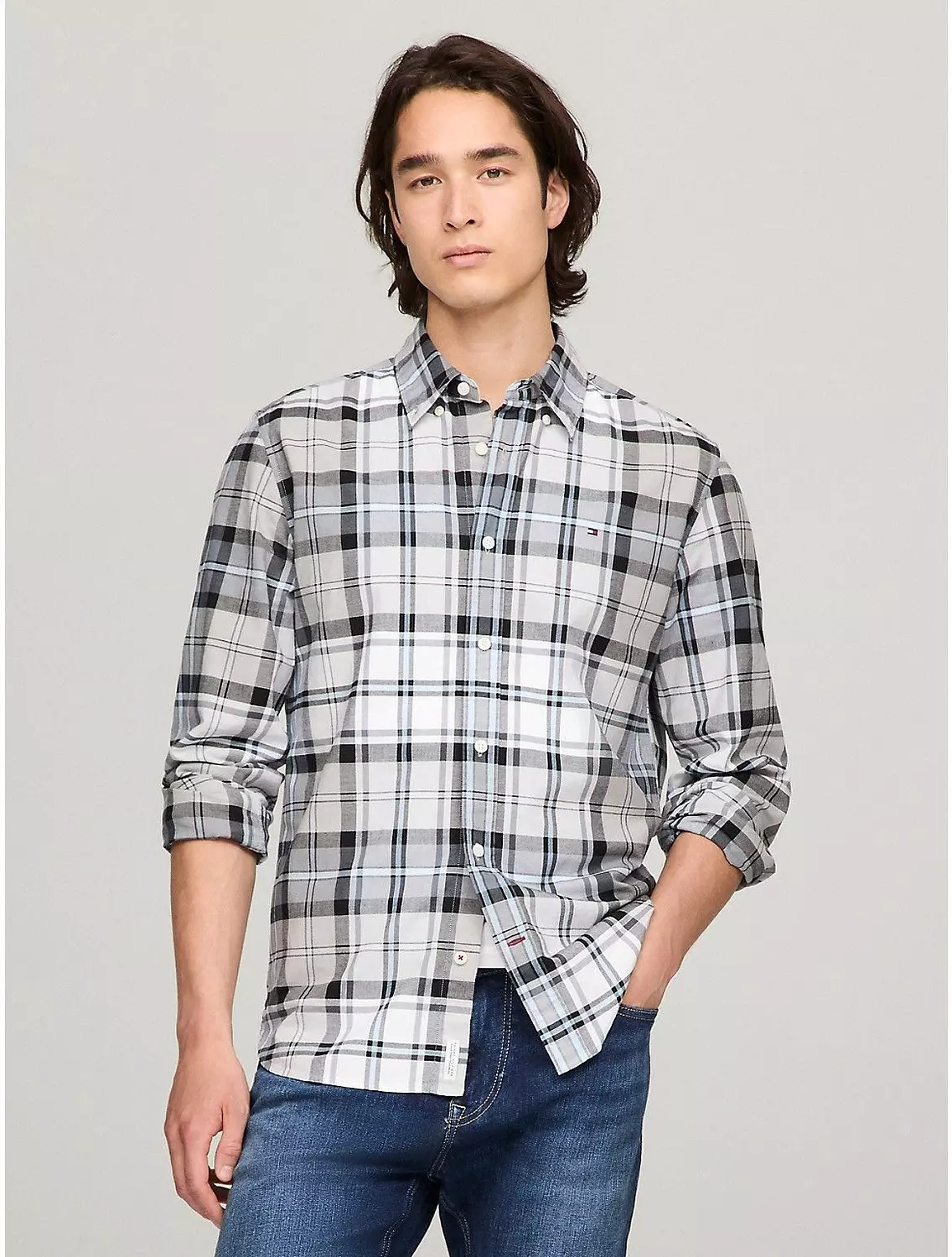 Tommy Tartan Regular Fit Oxford Shirt image