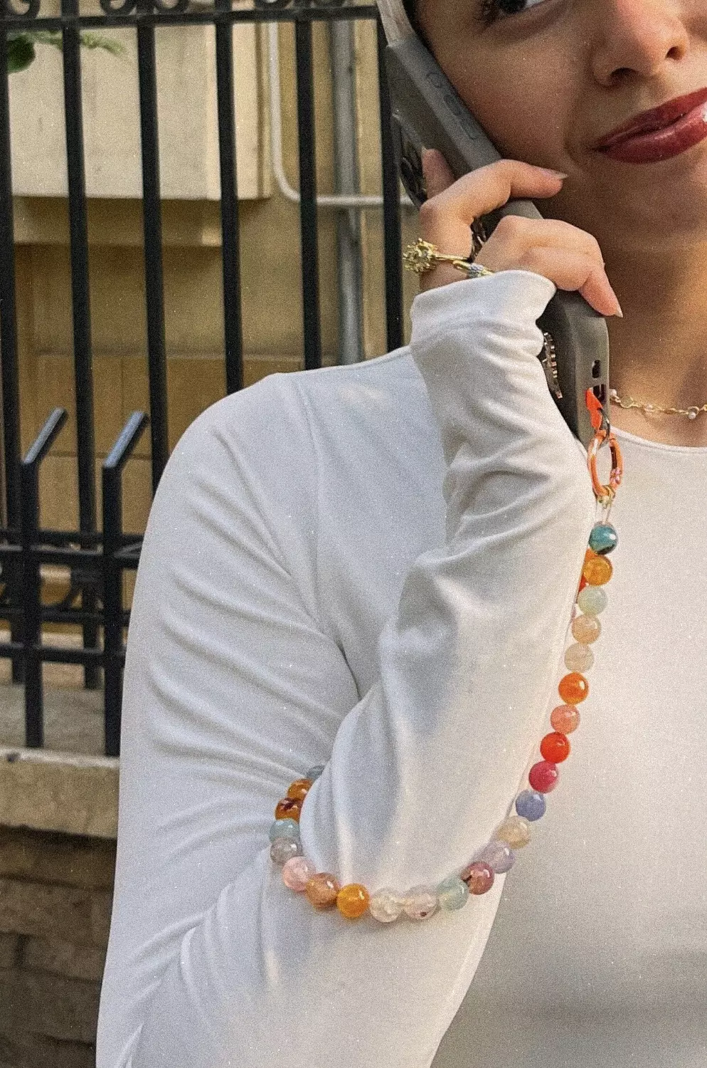 Peachy Phone Strap image