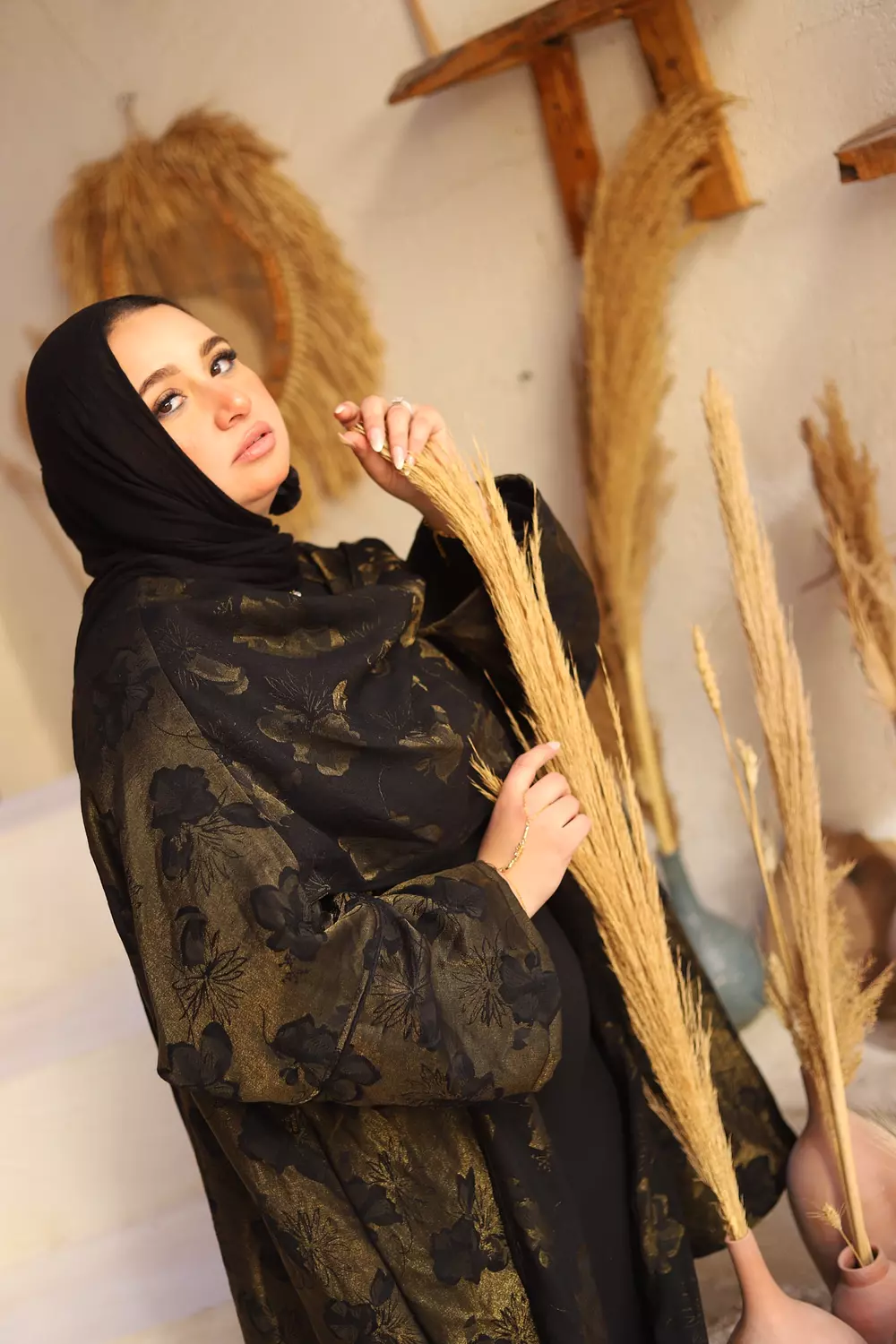 Black & Gold Jacquard  10