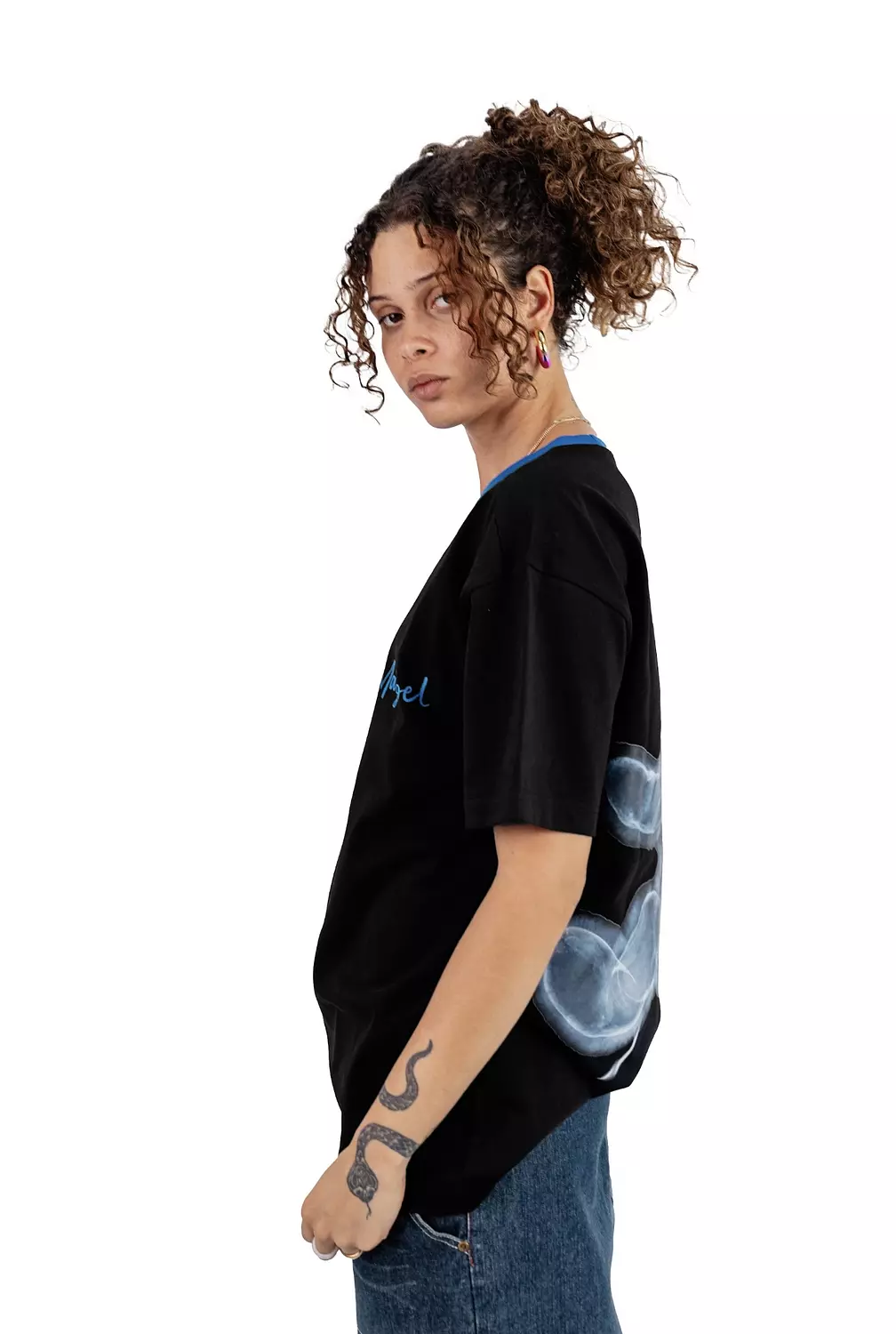 Maybel Blue teddy oversized tee 1