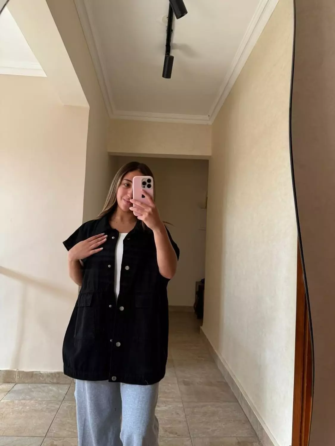 Long Gabardine Vest 3