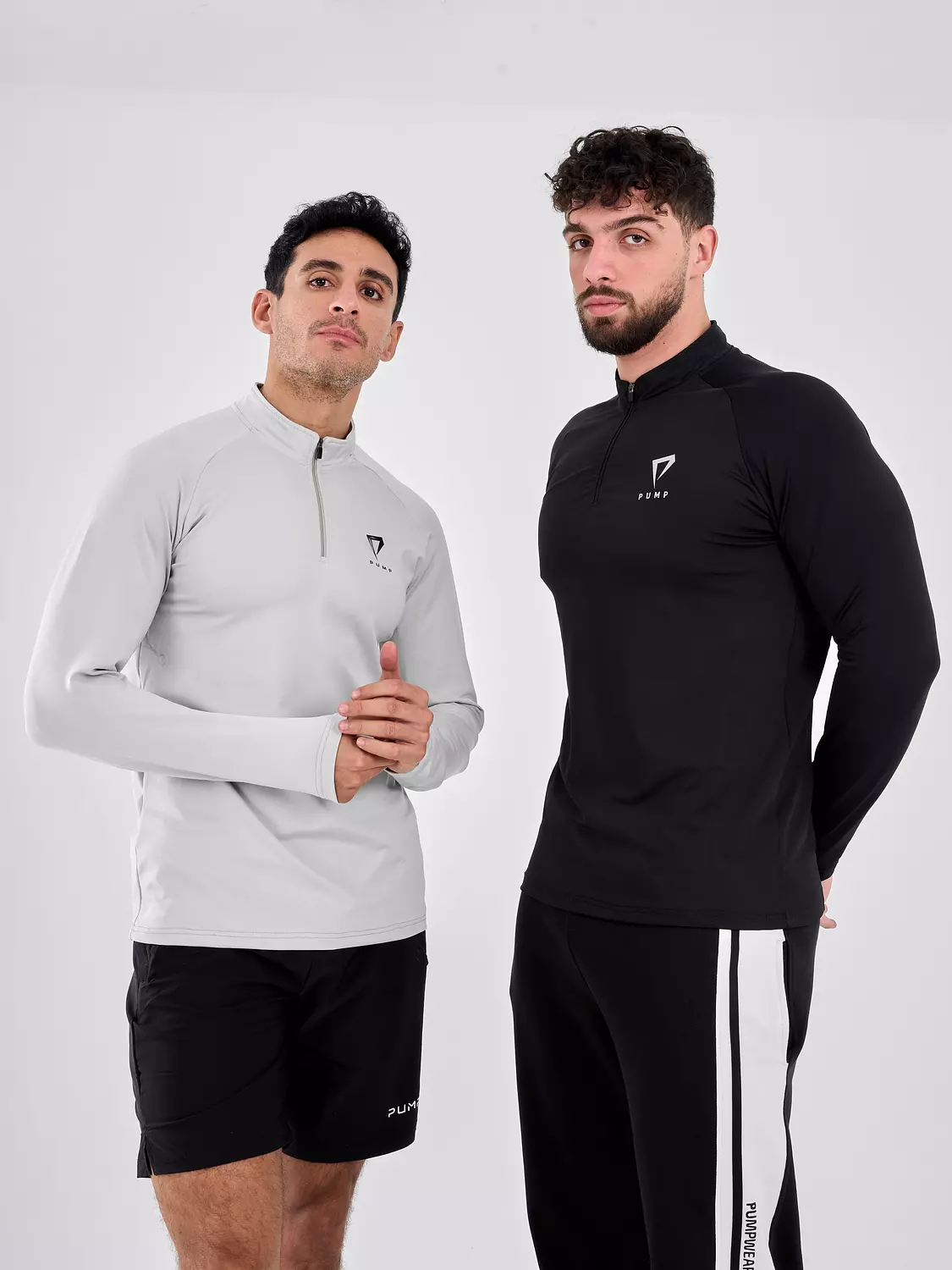CORE TRAINING QUARTER ZIP-SLATE GREY "CYBER" 8