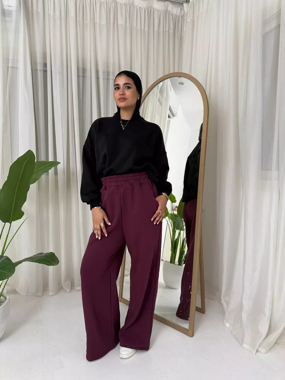 Wide leg sweatpants  7