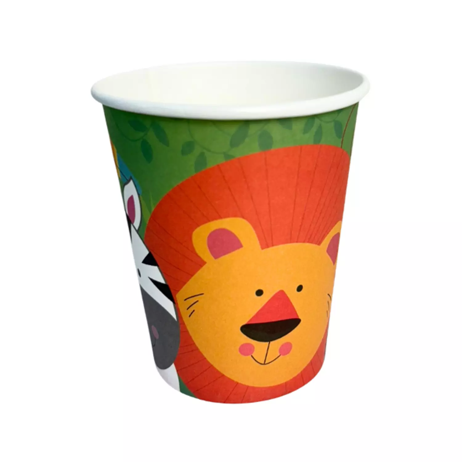 Animals Green Paper Cups 1