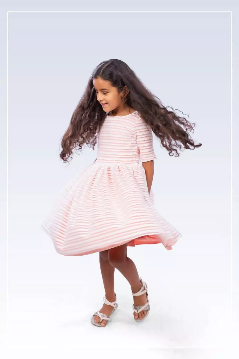 JACKARD TULLE DRESS 1