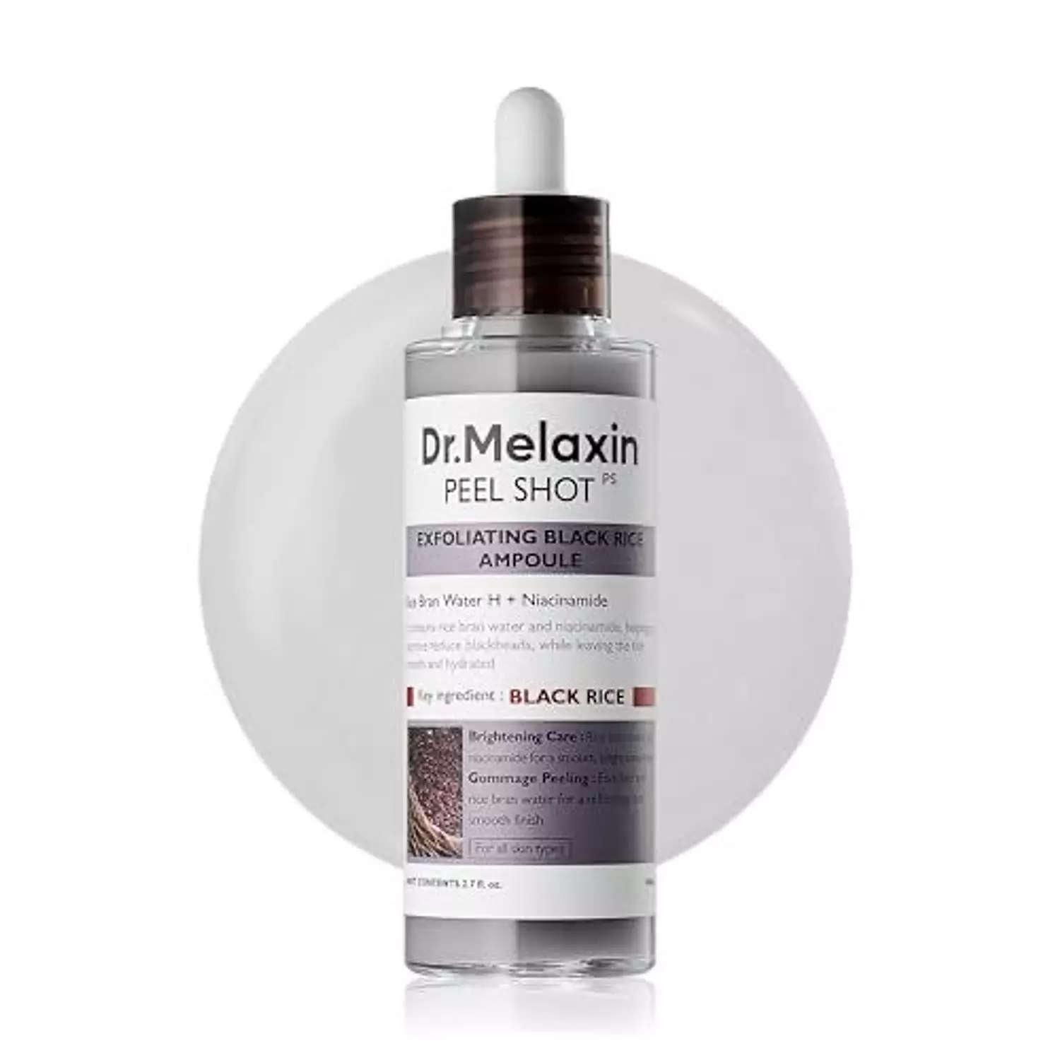 Dr. Melaxin – Peel Shot Exfoliant Black Rice Ampoule image