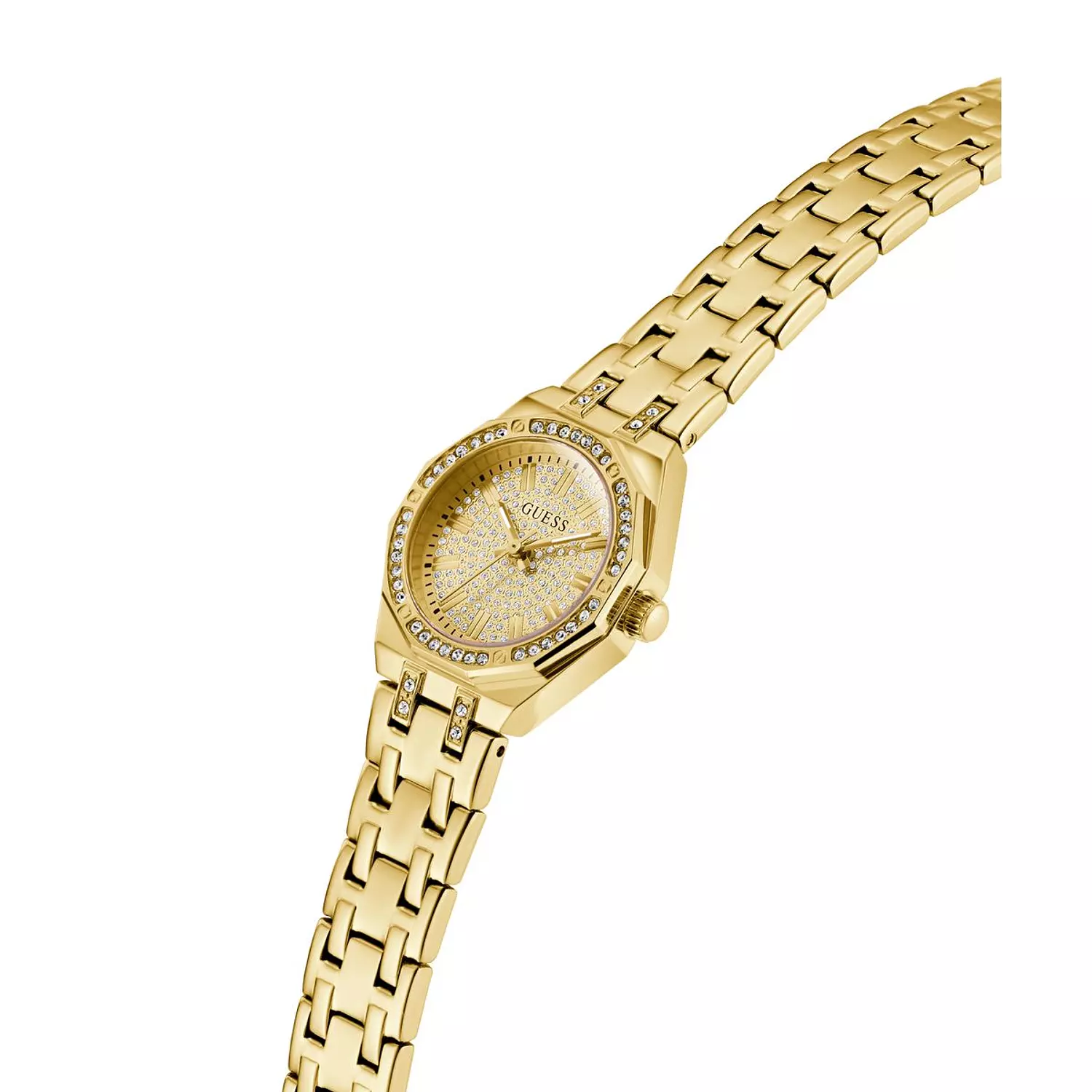 GUESS Ladies Pixie Gold Tone Analog Watch Gold Tone Stainless Steel Bracelet GW0931L2 4