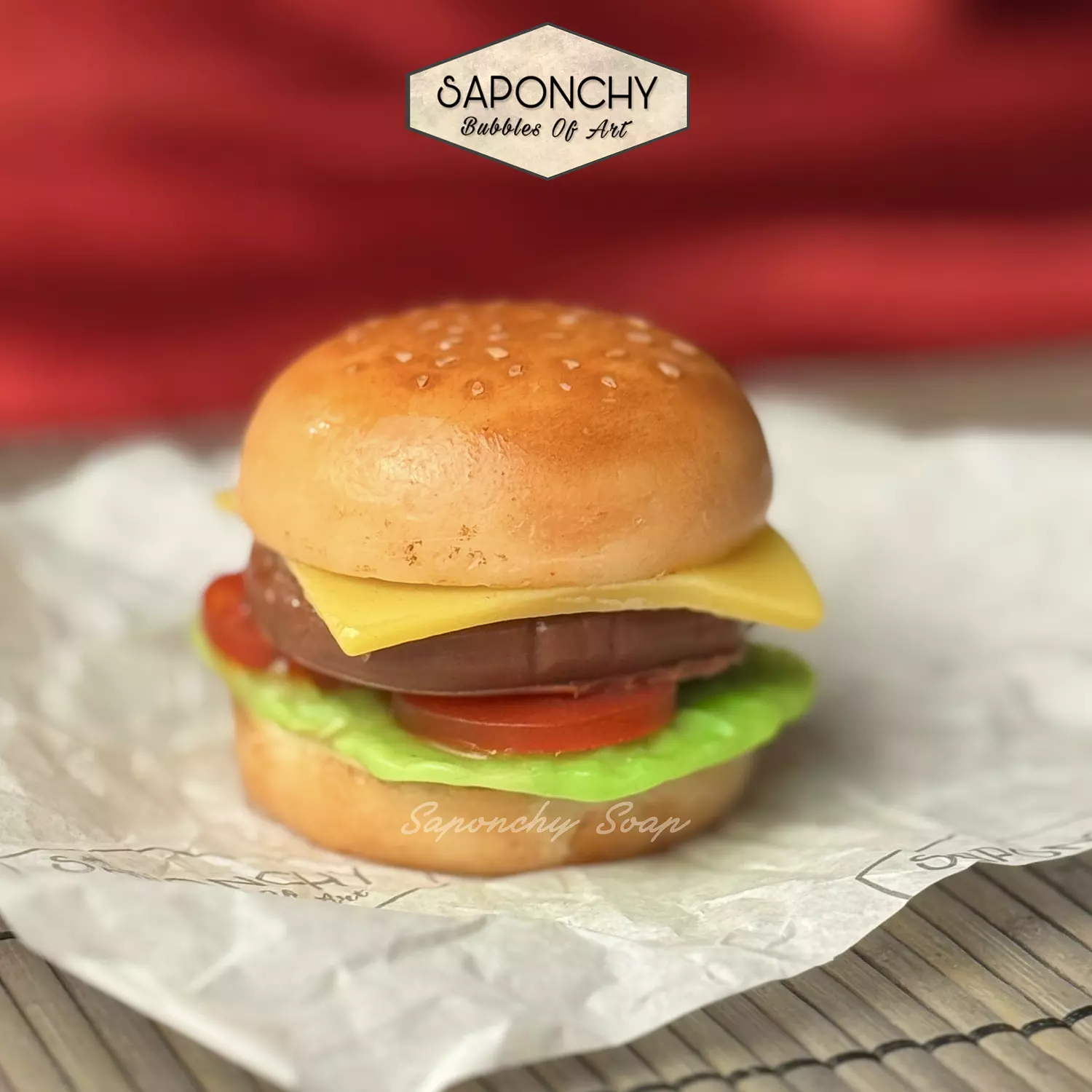 CHEESE BURGER SOAP image