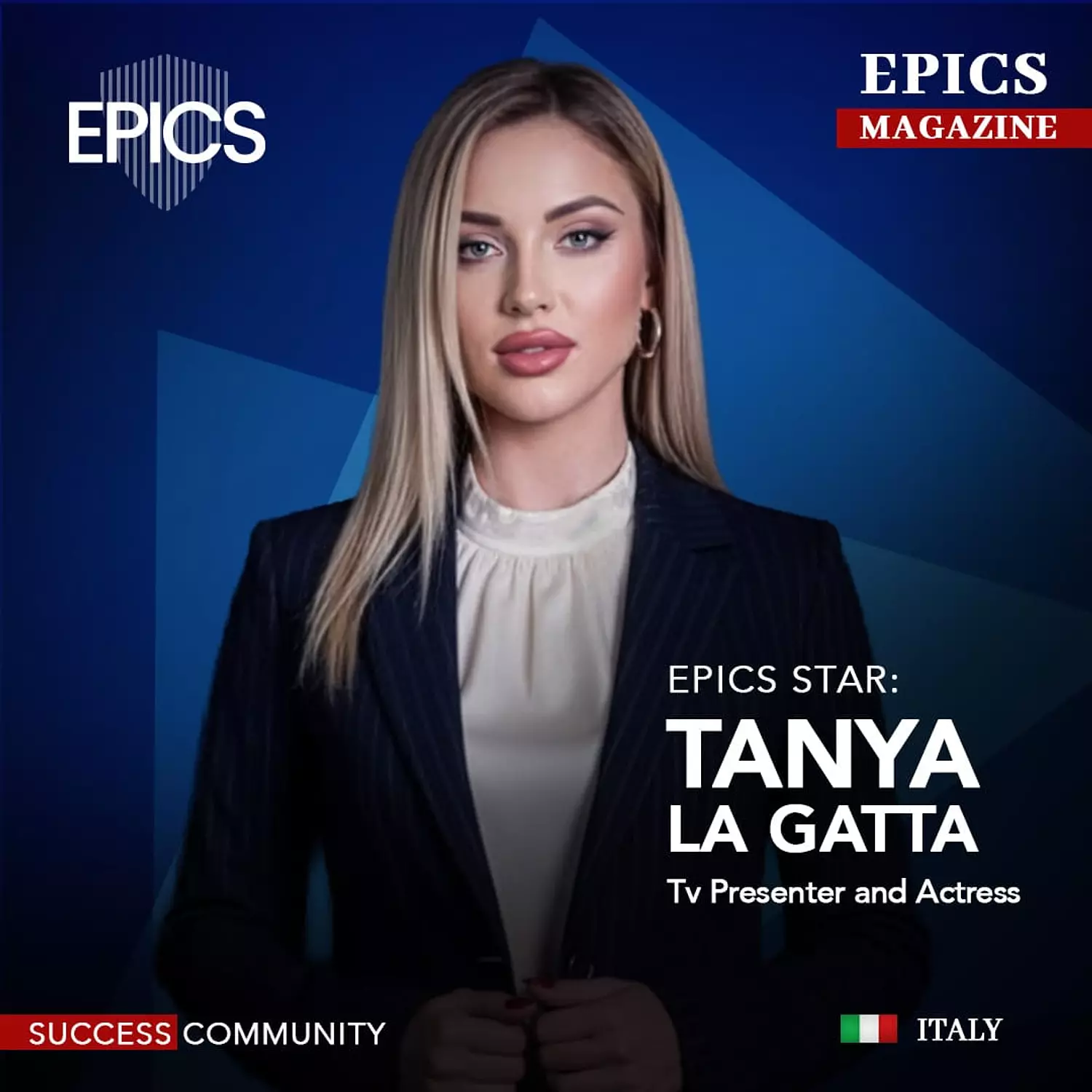 <p style="text-align: start">🎖️🌐Tanya La Gatta,(Story)_Tv Presenter and Actress.</p>