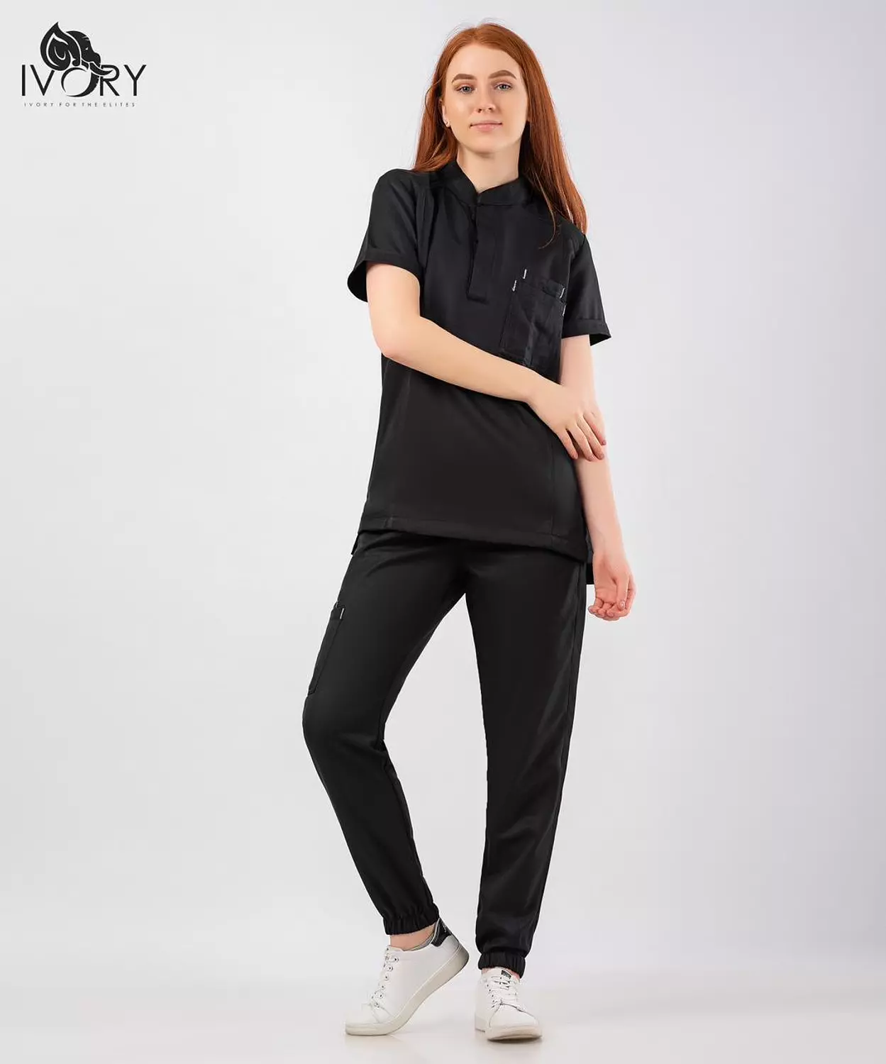 Unisex Half Collar Sweat Pants (Her) 1