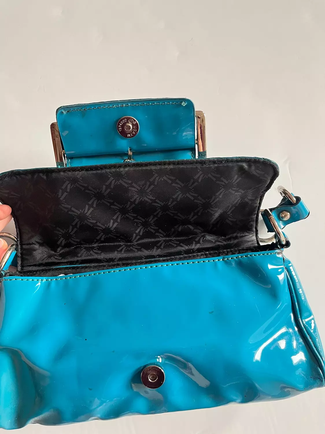 Coolest Blue leather bag 3