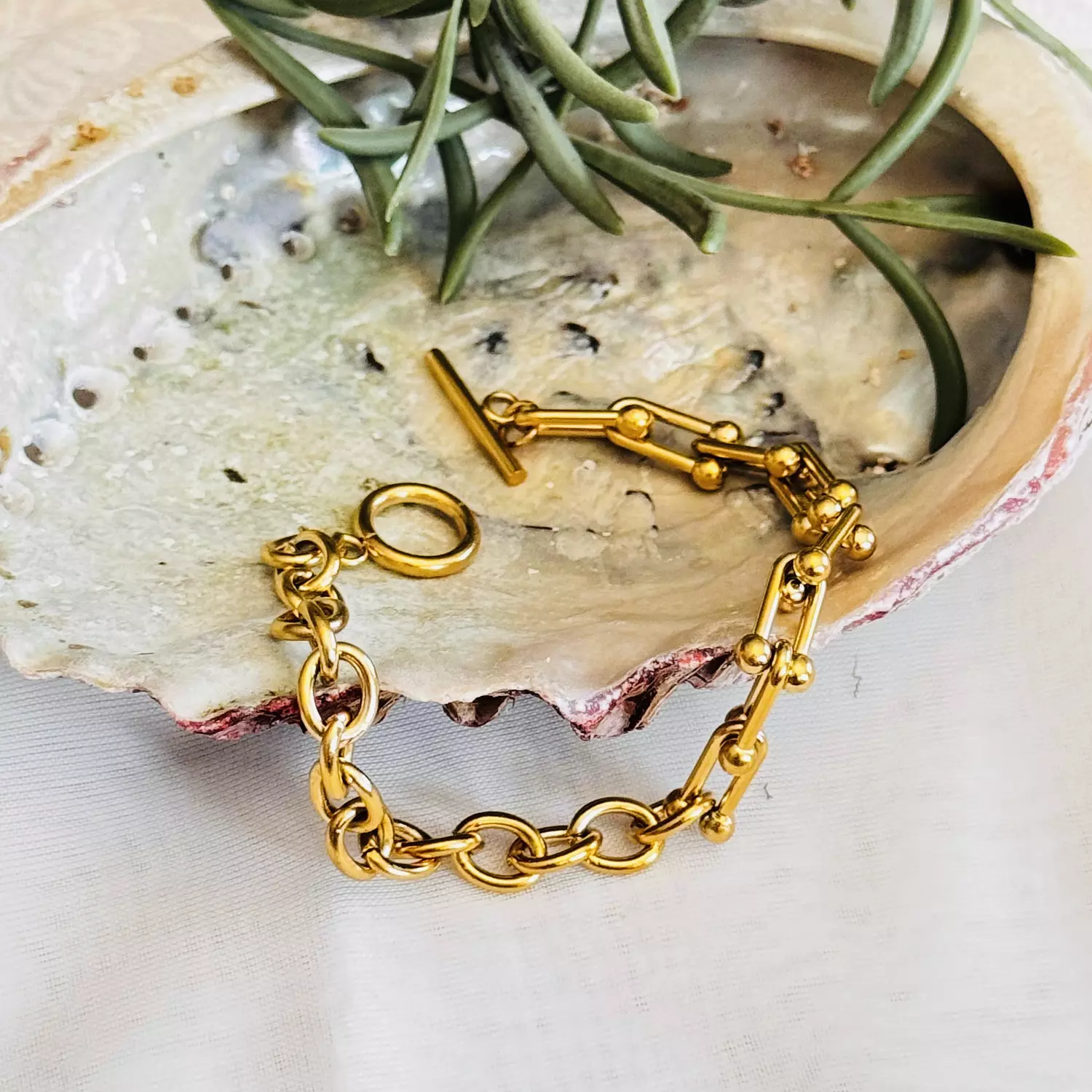 Gold Plated Stainless bracelets 5
