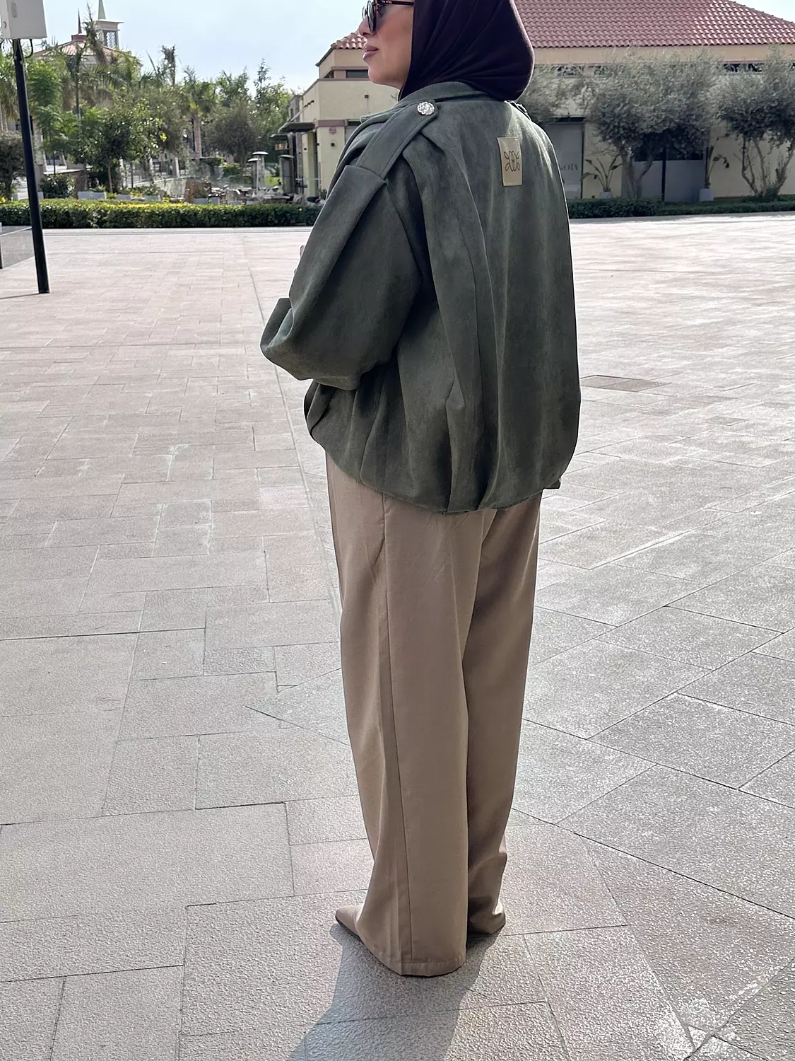 Everyday Suede Jacket - Olive 3