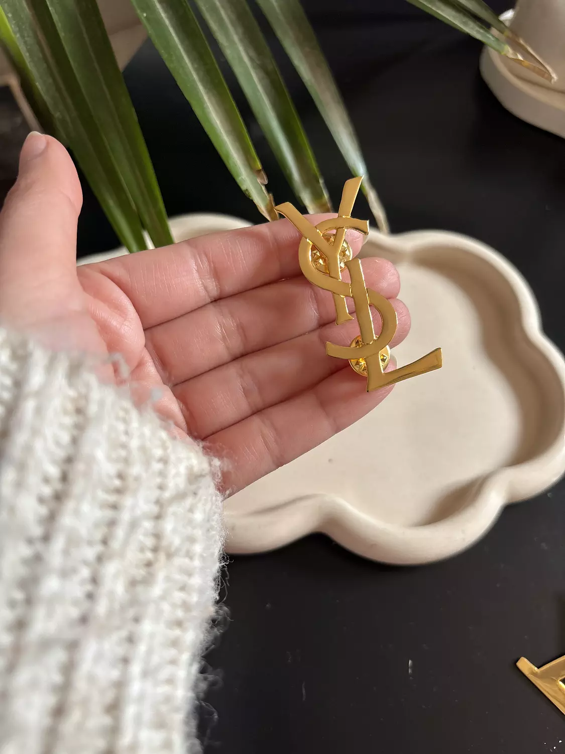 YSL brooch image