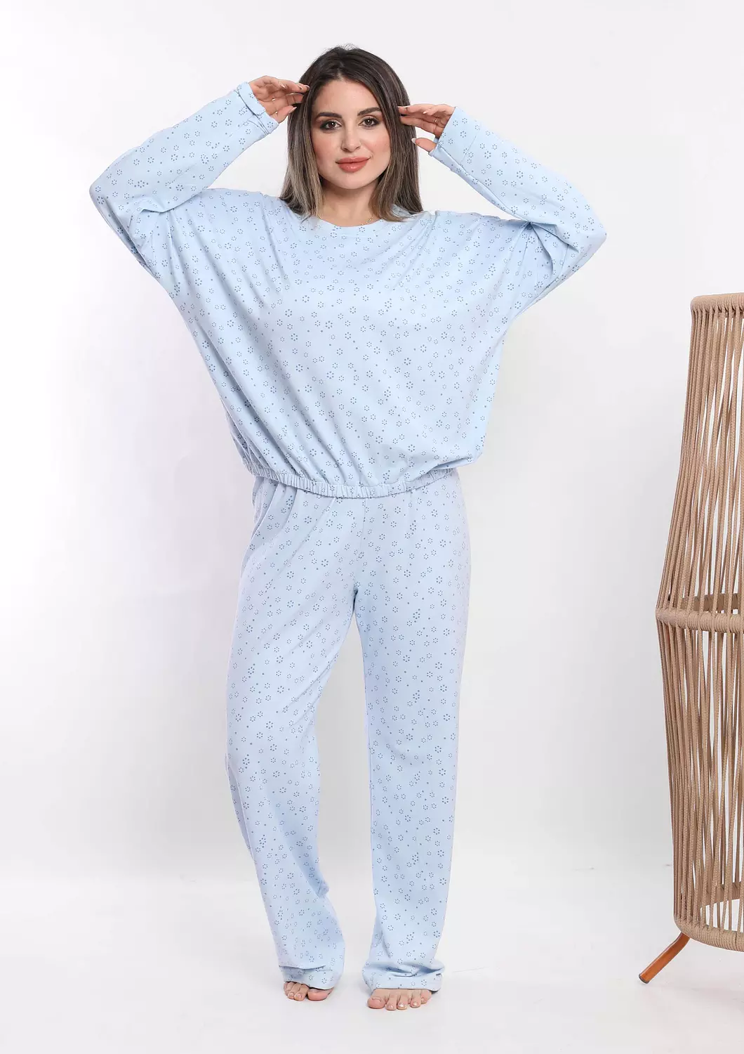 C308 sweet December pajama set  3