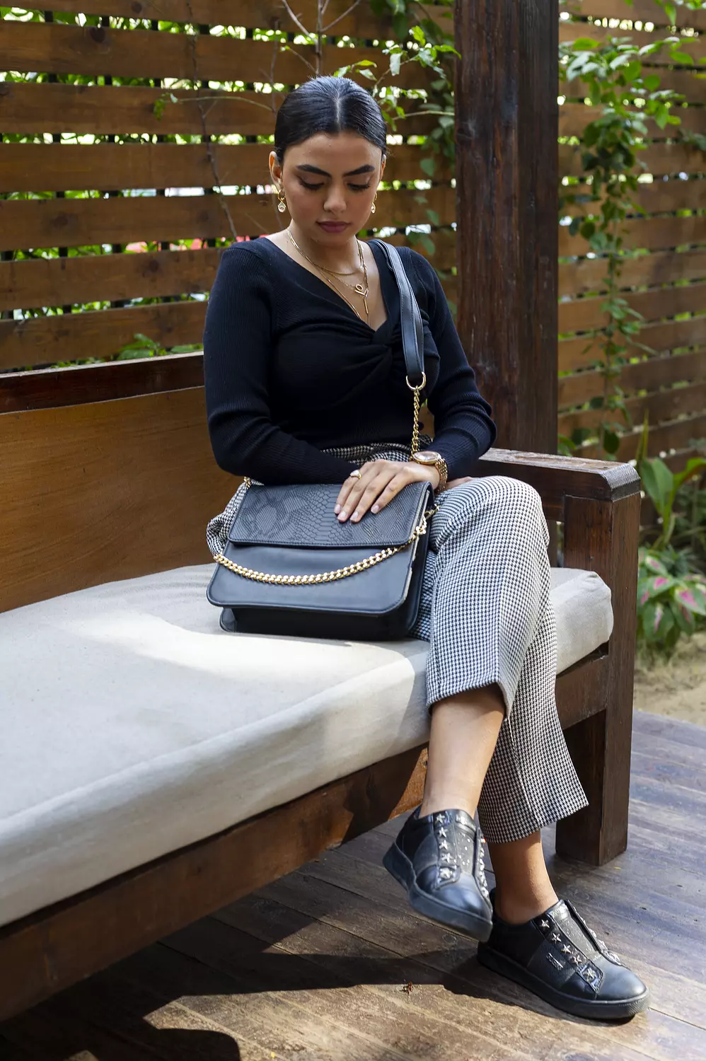 Black Cross Bag - Changeable Flap 2