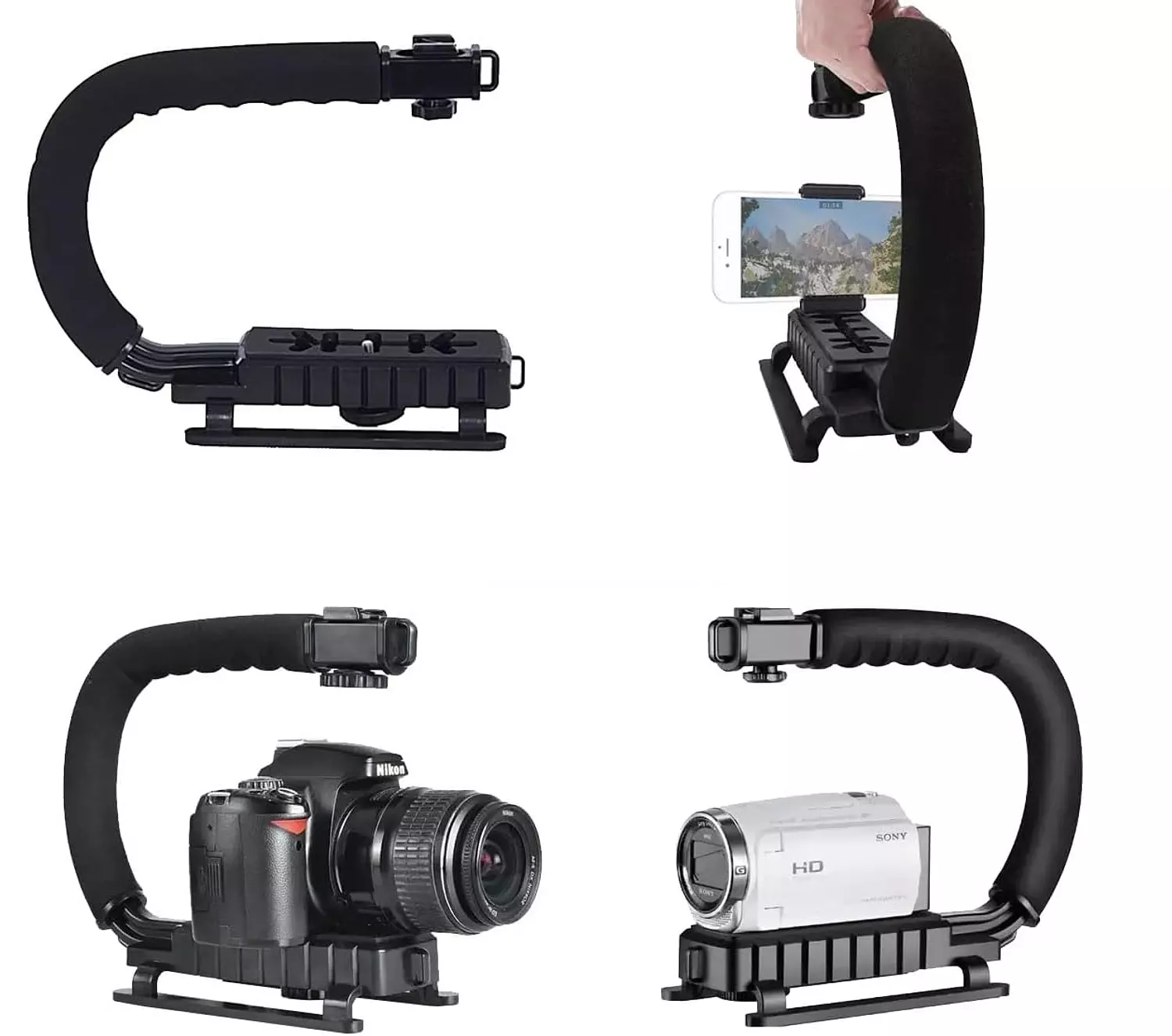 Video Maker with Microphone, LED Light, Mobile Phone Holder, and Remote Control - Plokama PK-777 4