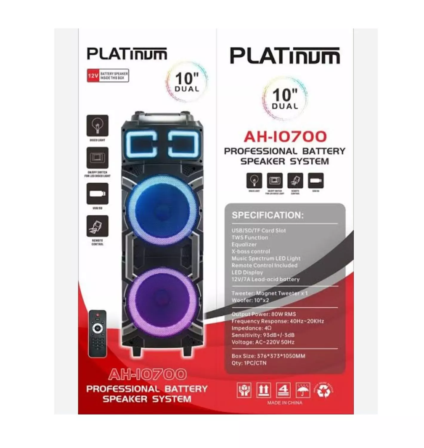 Platinum AH-10700 Speaker – Immersive Professional Sound Experience 7