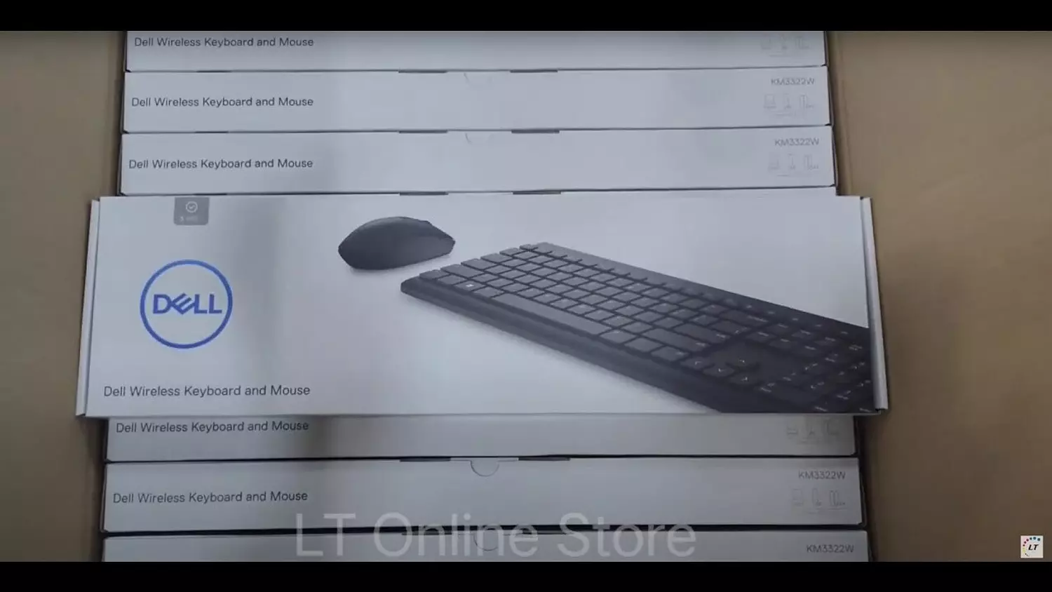 KEYBOARD +MOUSE DELL W/L KM3322W image