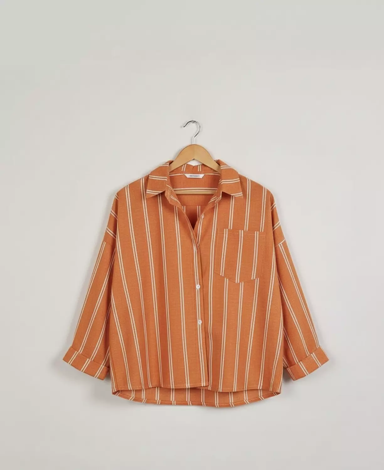 Cropped Striped Shirt  image