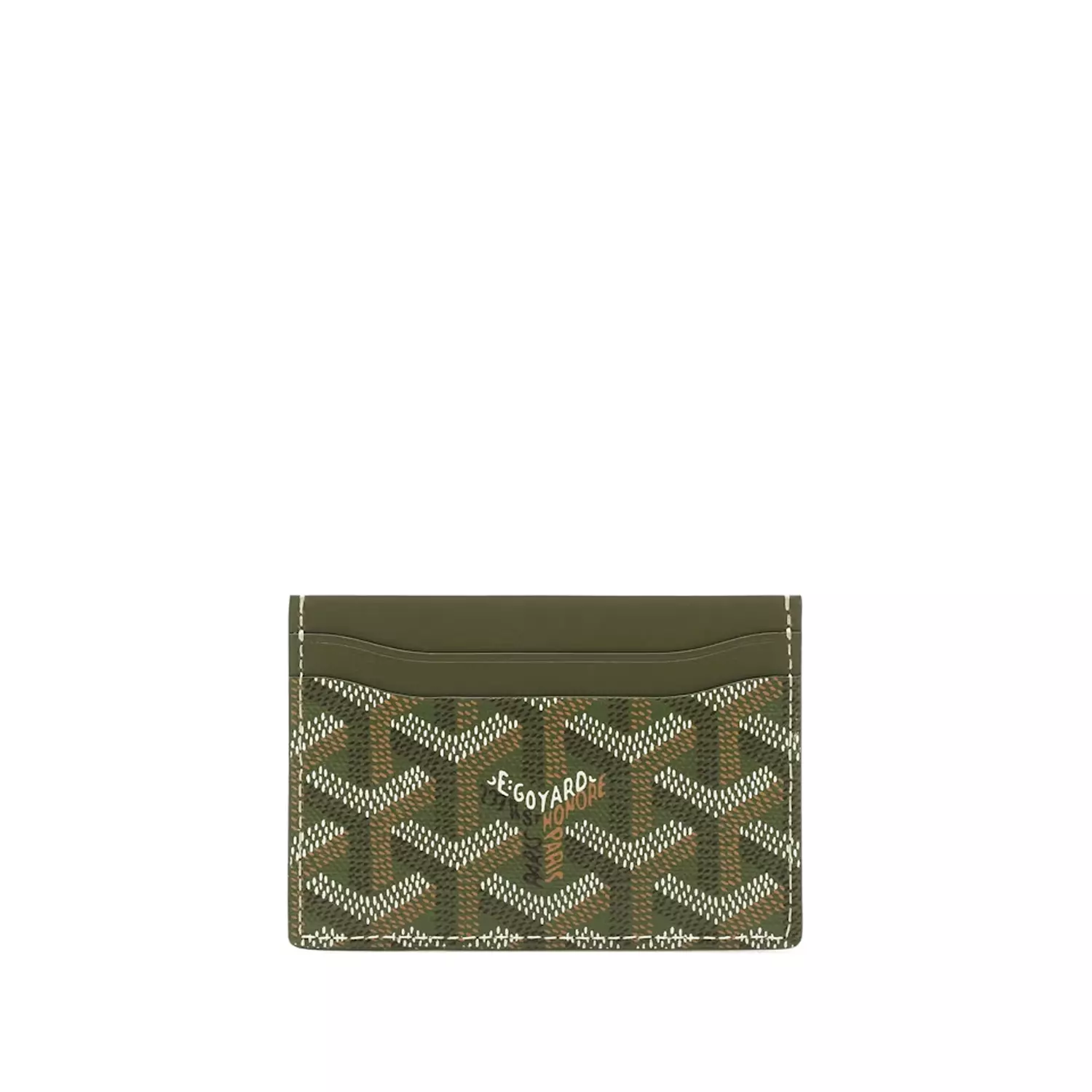 Goyard Saint Sulpice Card Holder in Olive green image
