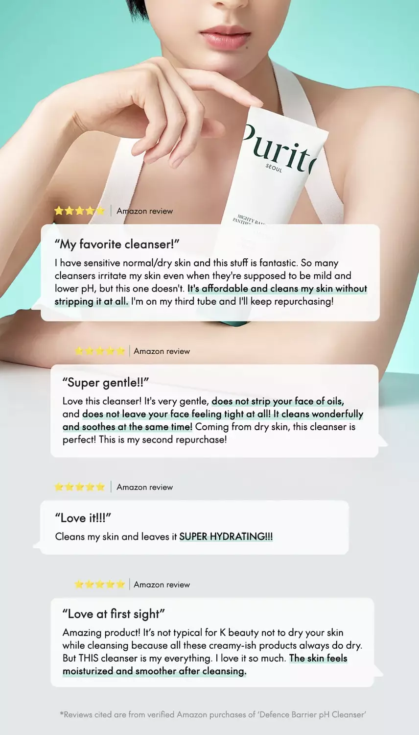 Purito SEOUL - Mighty Bamboo Panthenol Cleanser 150ml hover image