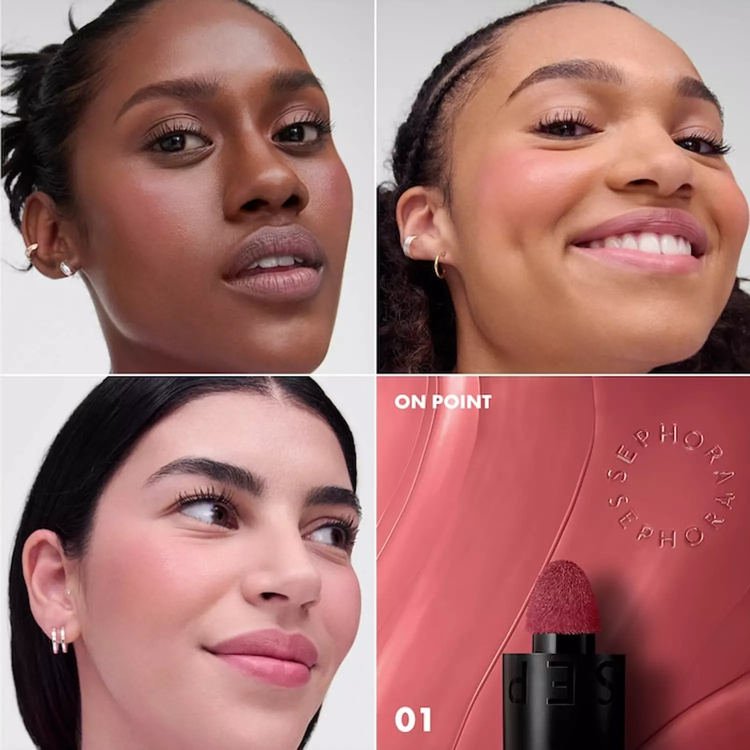 SEPHORA COLLECTION  Blush & Go Trio Makeup Gift Set 4