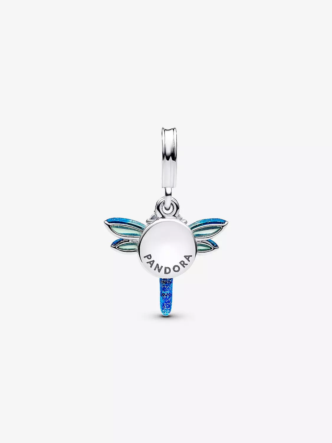 Dragonfly Double Dangle Charm Sterling silver 1