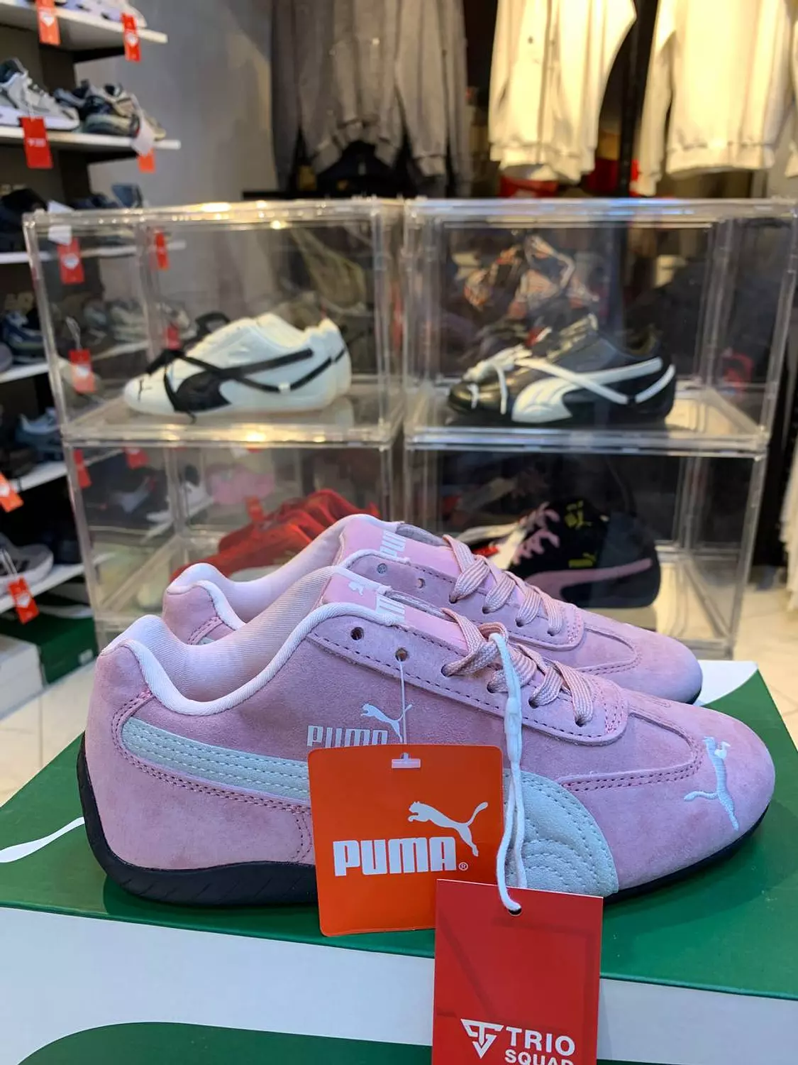 Puma Speedcat w&pink 1