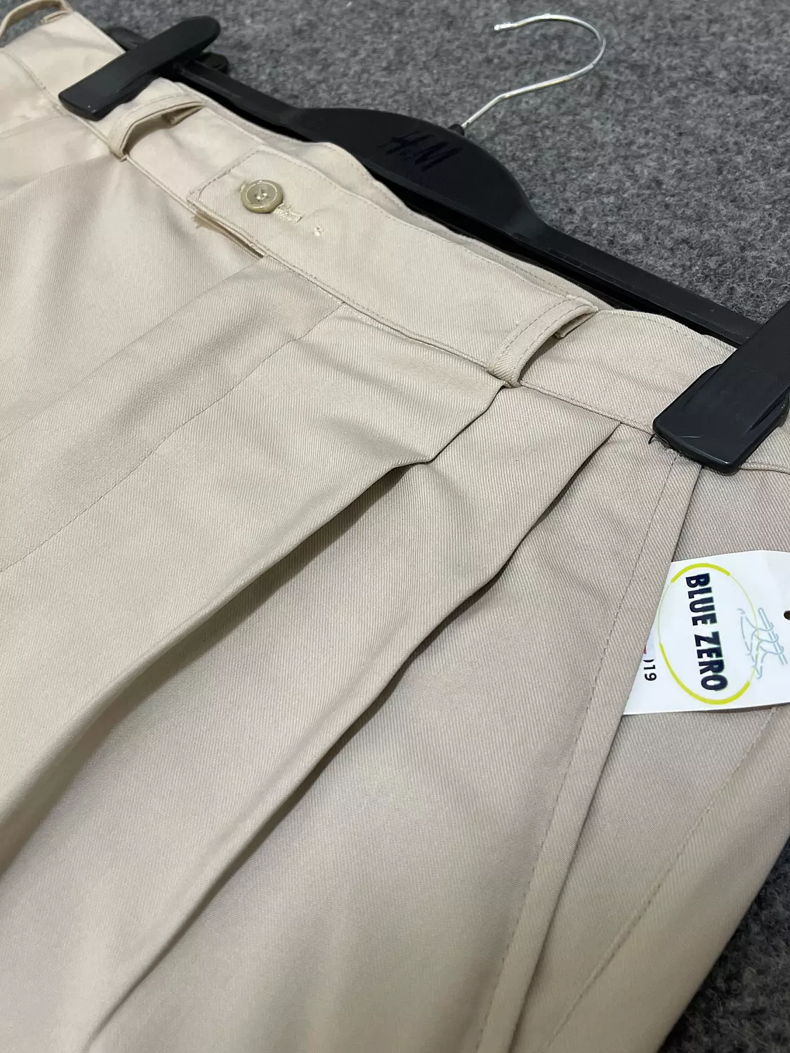 Classic wide leg beige hover image