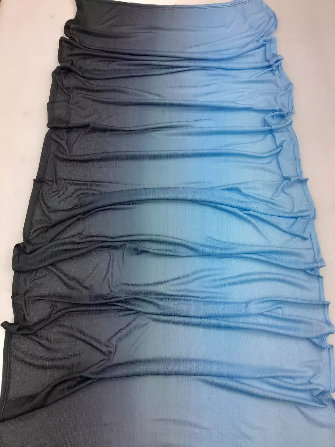 Scarf-Easy-Baby Blue/Black 1