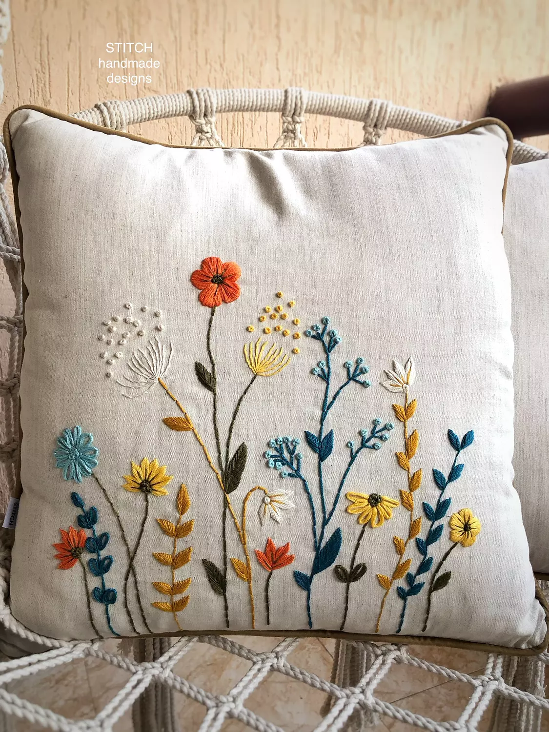 Floral cushion hover image