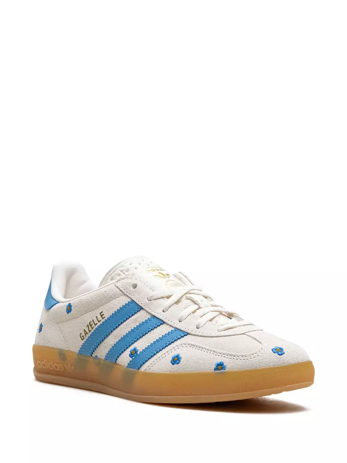 Adidas Gazelle indoor Light Blue Floral  2