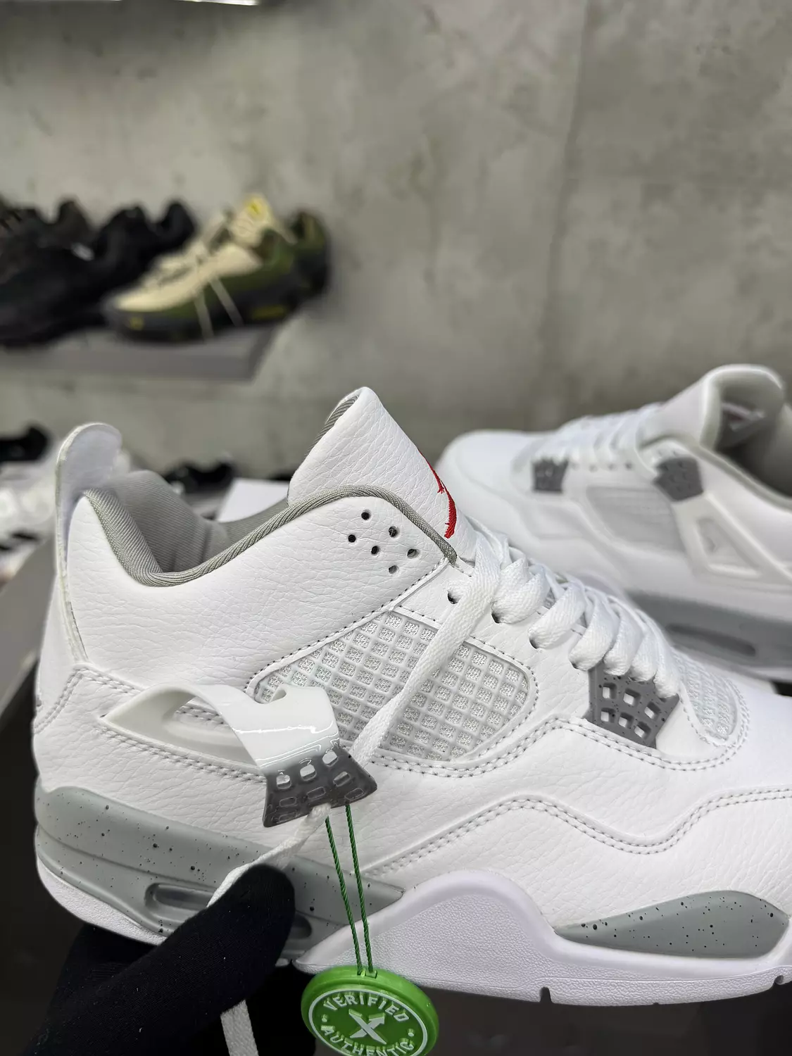 Nike Air Jordan 4 Retro White Oreo ‘’premium’’ 10
