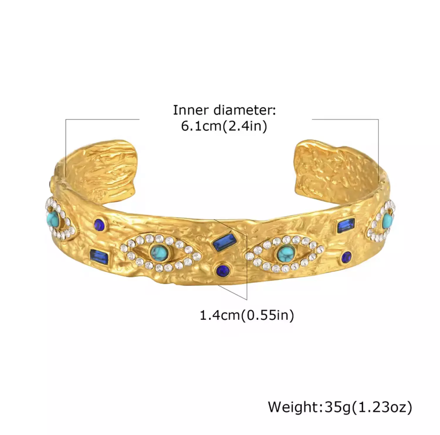 Turquoise Eye Bangle  image