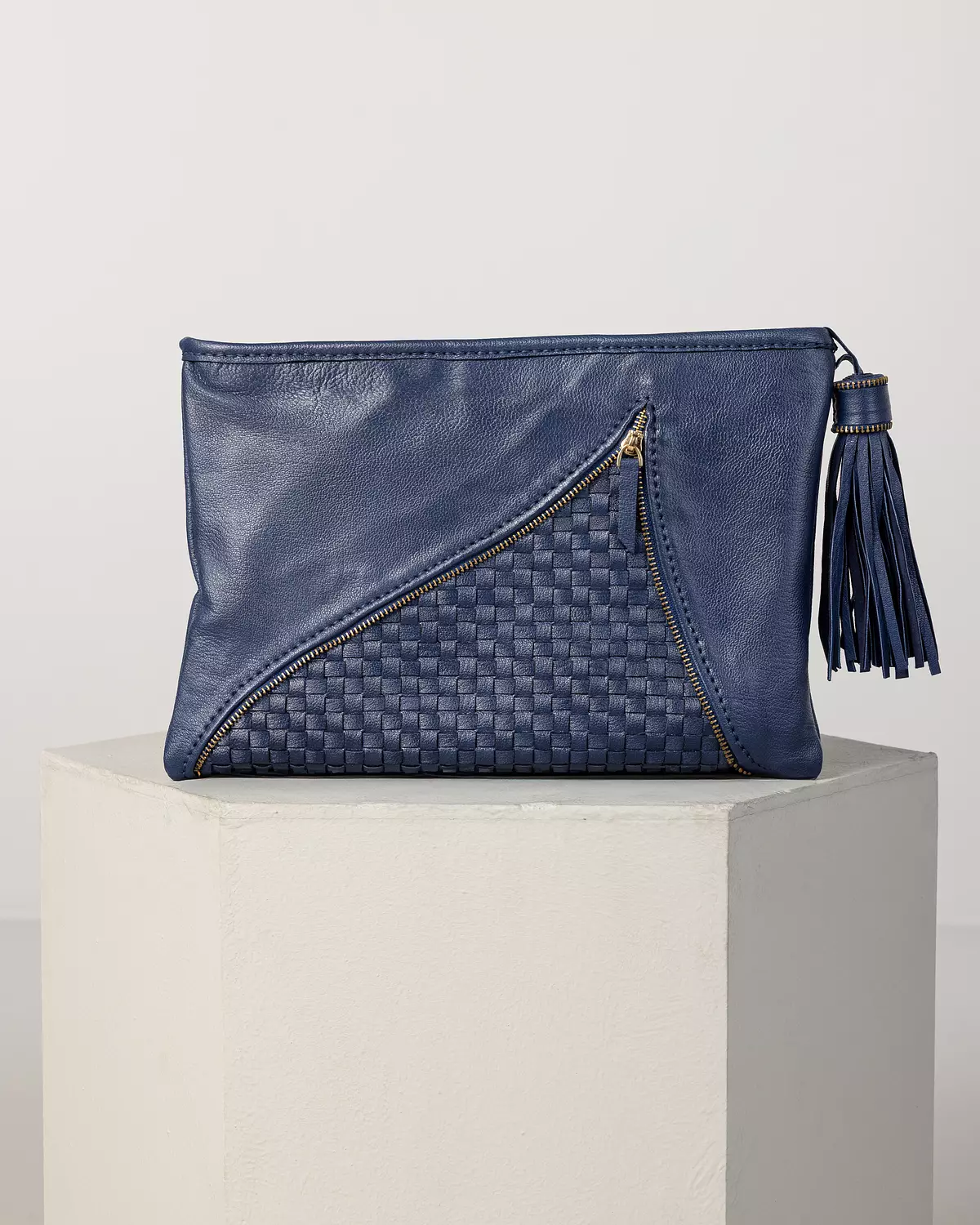 The Woven Zippered Clutch 2