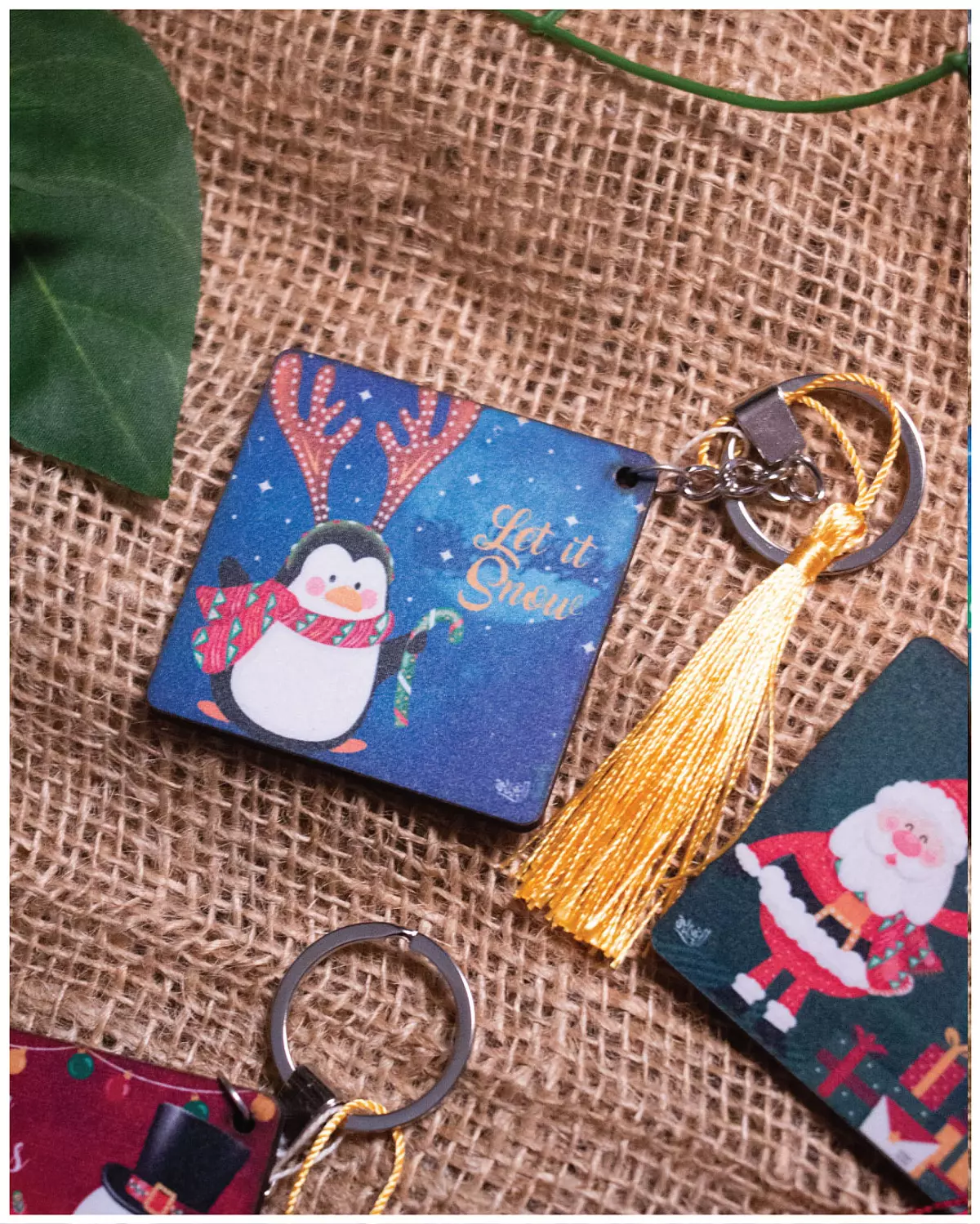 Christmas Charm Keychain  3