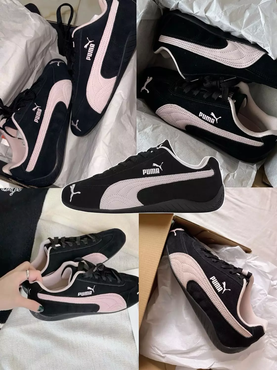 PUMA Speedcat Black-Mauve Mist 8